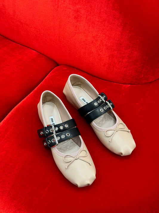 MIU M BALLERINA FLATS