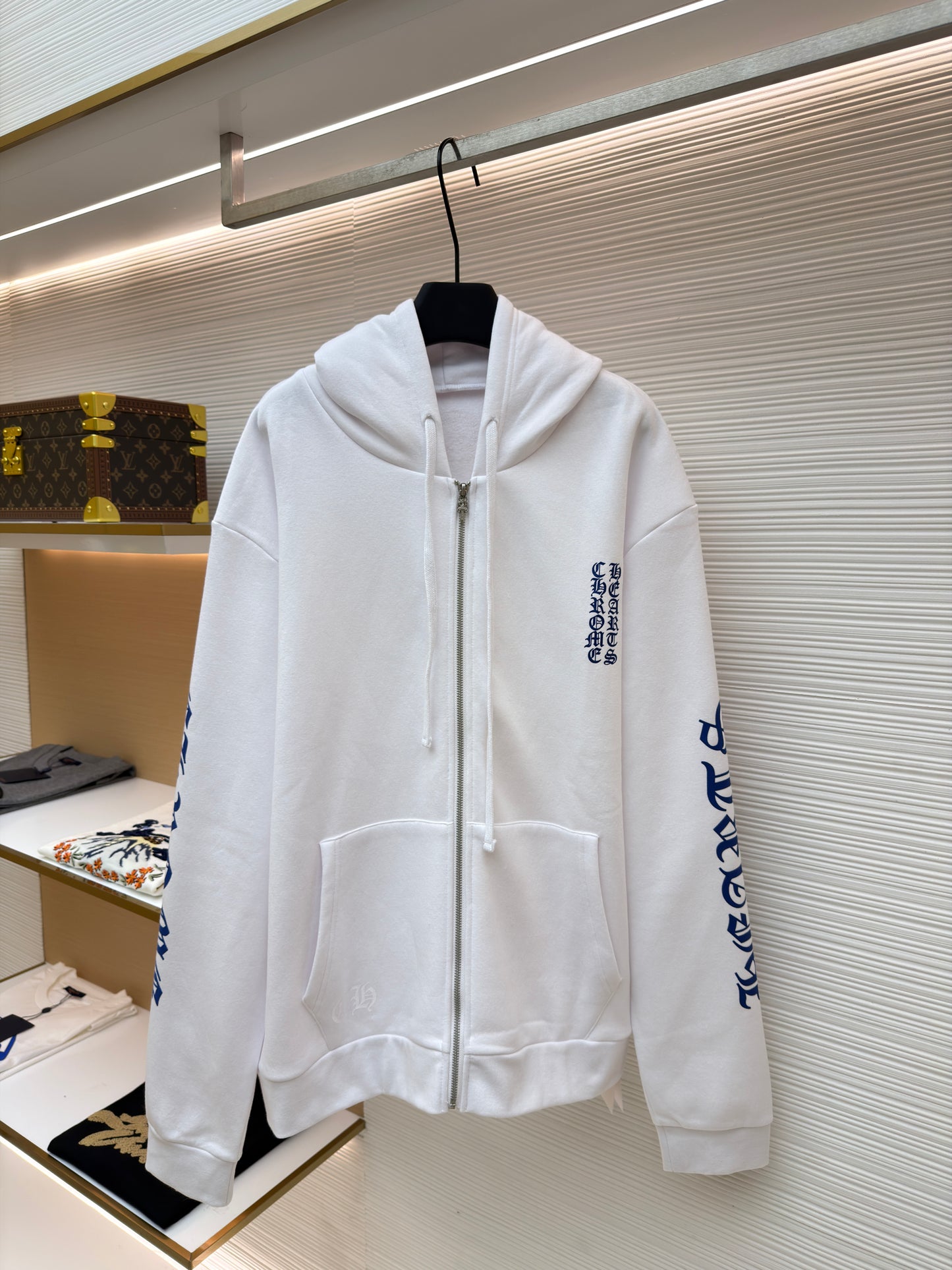 CHROME H ZIP HOODIE