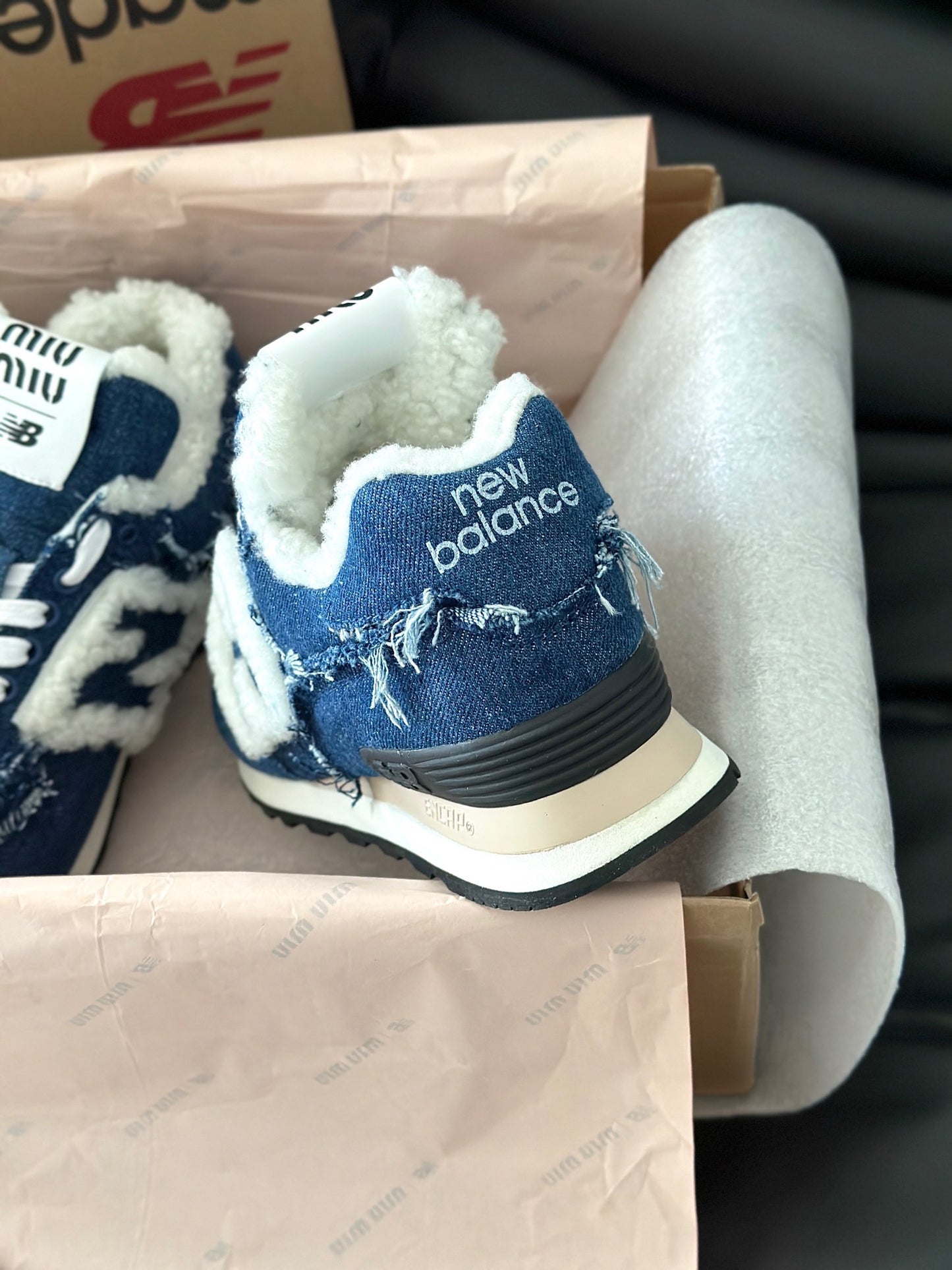 MIU M x NEW BALANCE TRAINERS