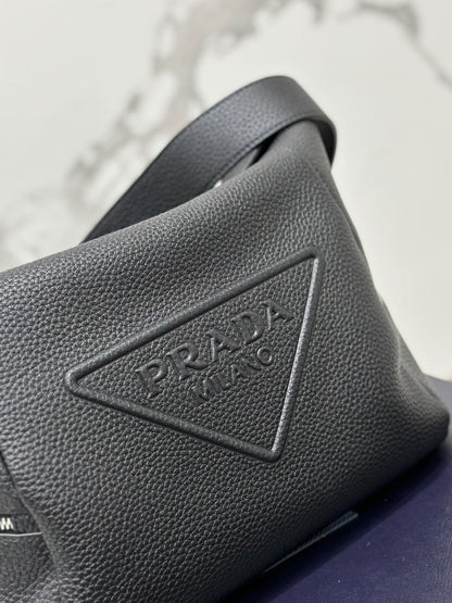 PD LEATHER BAG WITH SHOULDER STRAP
