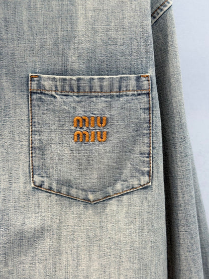 MIU M DENIM SHIRT