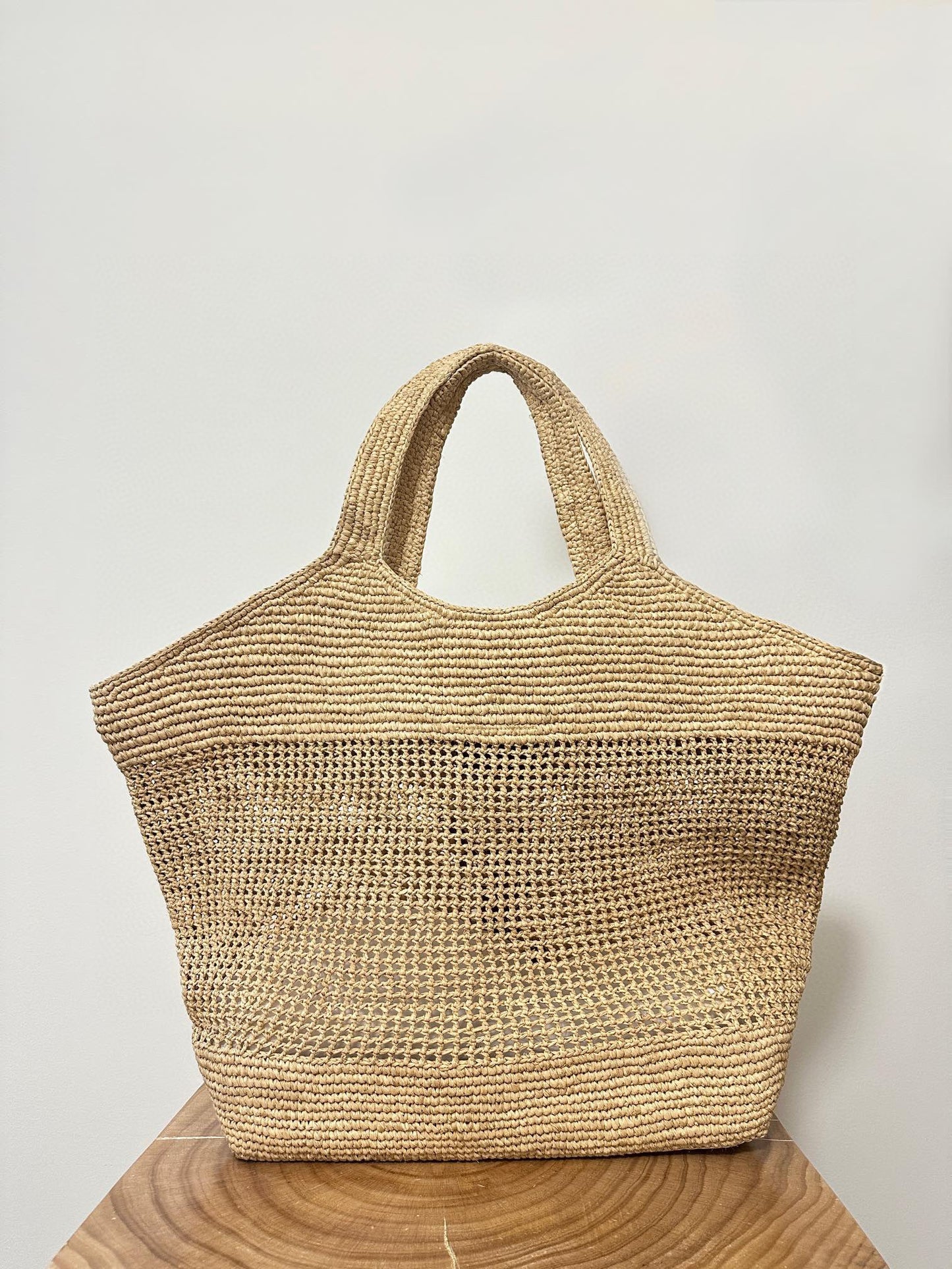 SL ICARE IN RAFFIA BAG