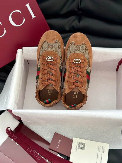 GG SHIFT CRYSTAL SNEAKERS