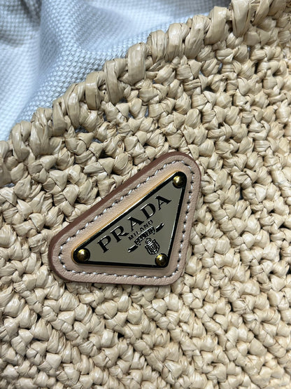 PD RAFFIA CROCHET BAG