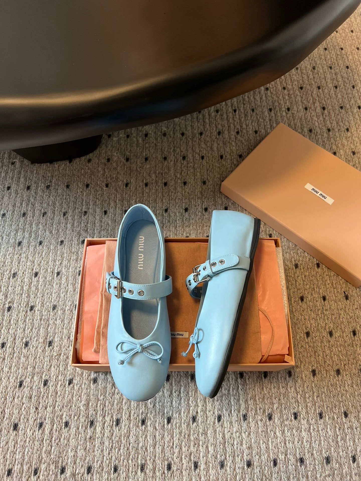 MIU M BALLERINA FLATS
