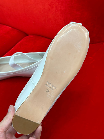 MIU M BALLERINA FLATS