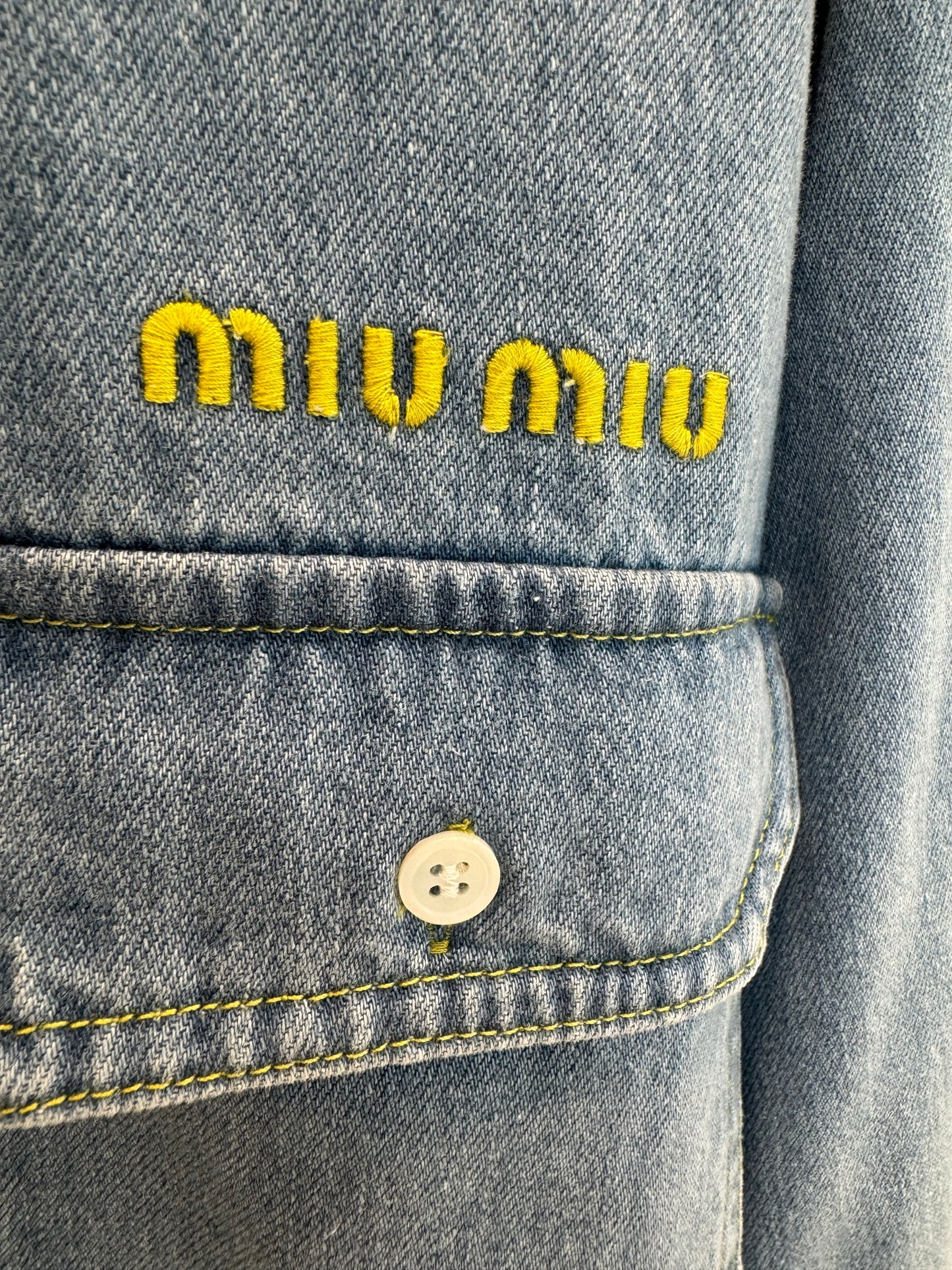 MIU M DENIM SHIRT