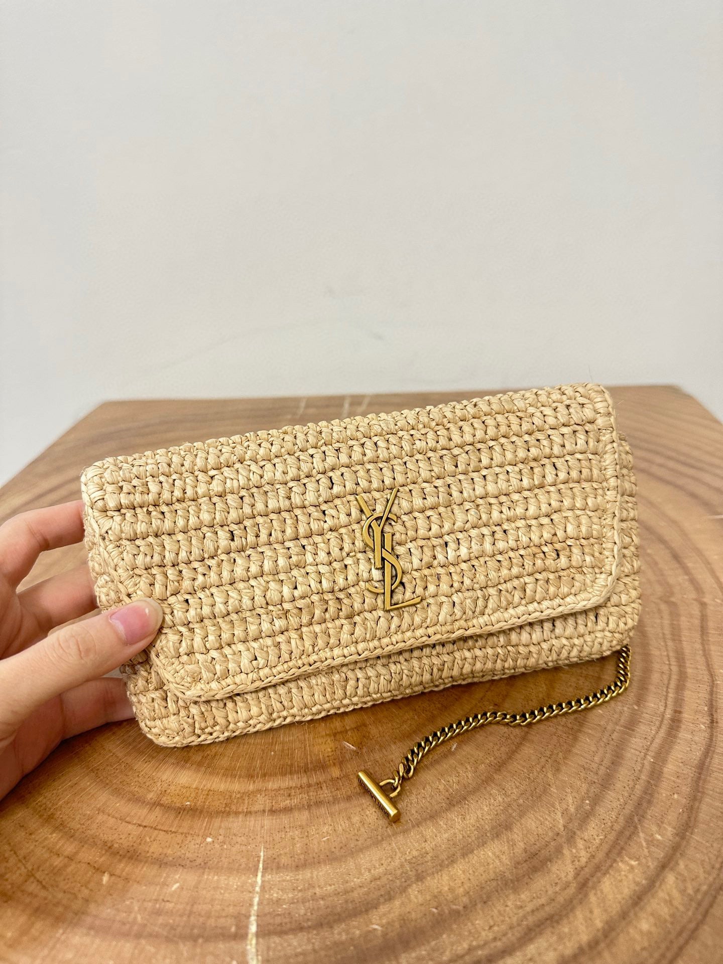 SL ICARE IN RAFFIA BAG