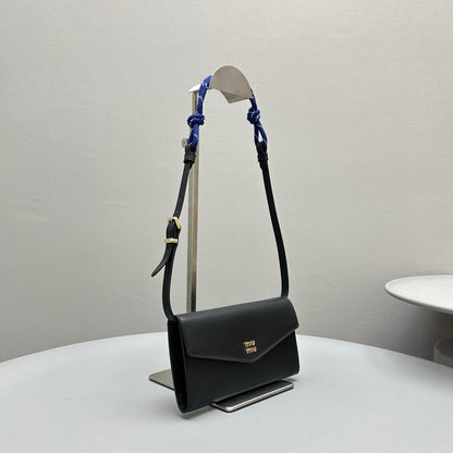 MIU M SHOULDER STRAP WALLET