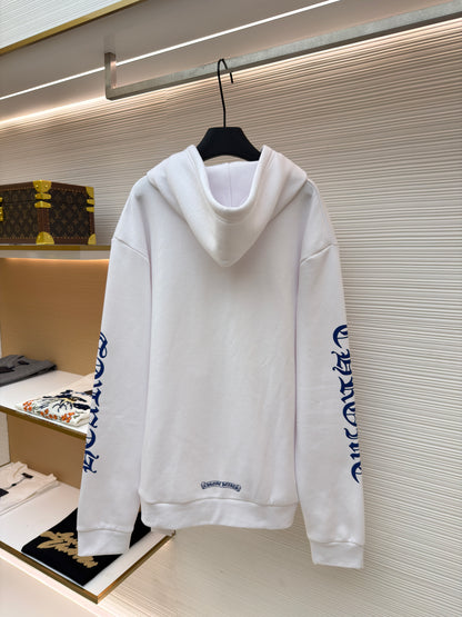 CHROME H ZIP HOODIE