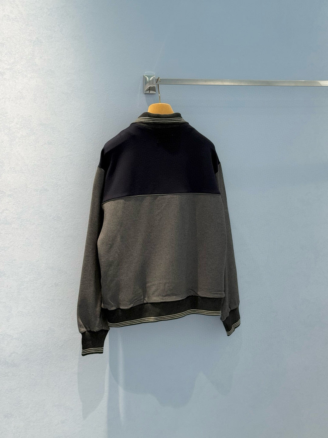MIU M HALF ZIP SWEATSHIRT