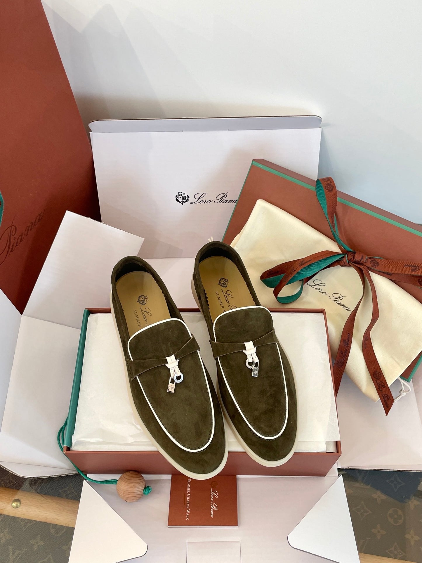 LORO P SUMMER CHARMS LOAFERS