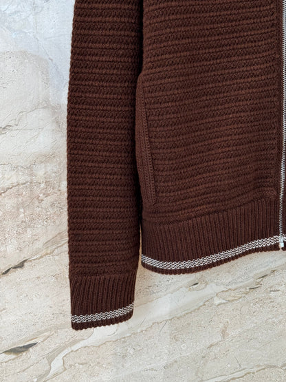 MIU M ZIP CARDIGAN