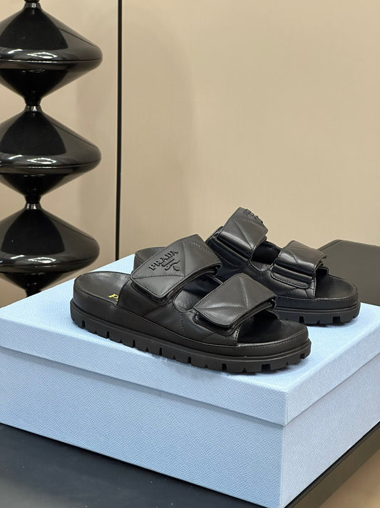 PD NAPPA LEATHER SLIDES