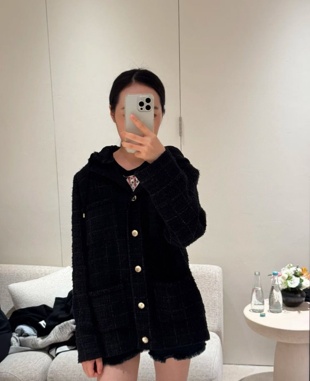 CC HOODED BLAZER