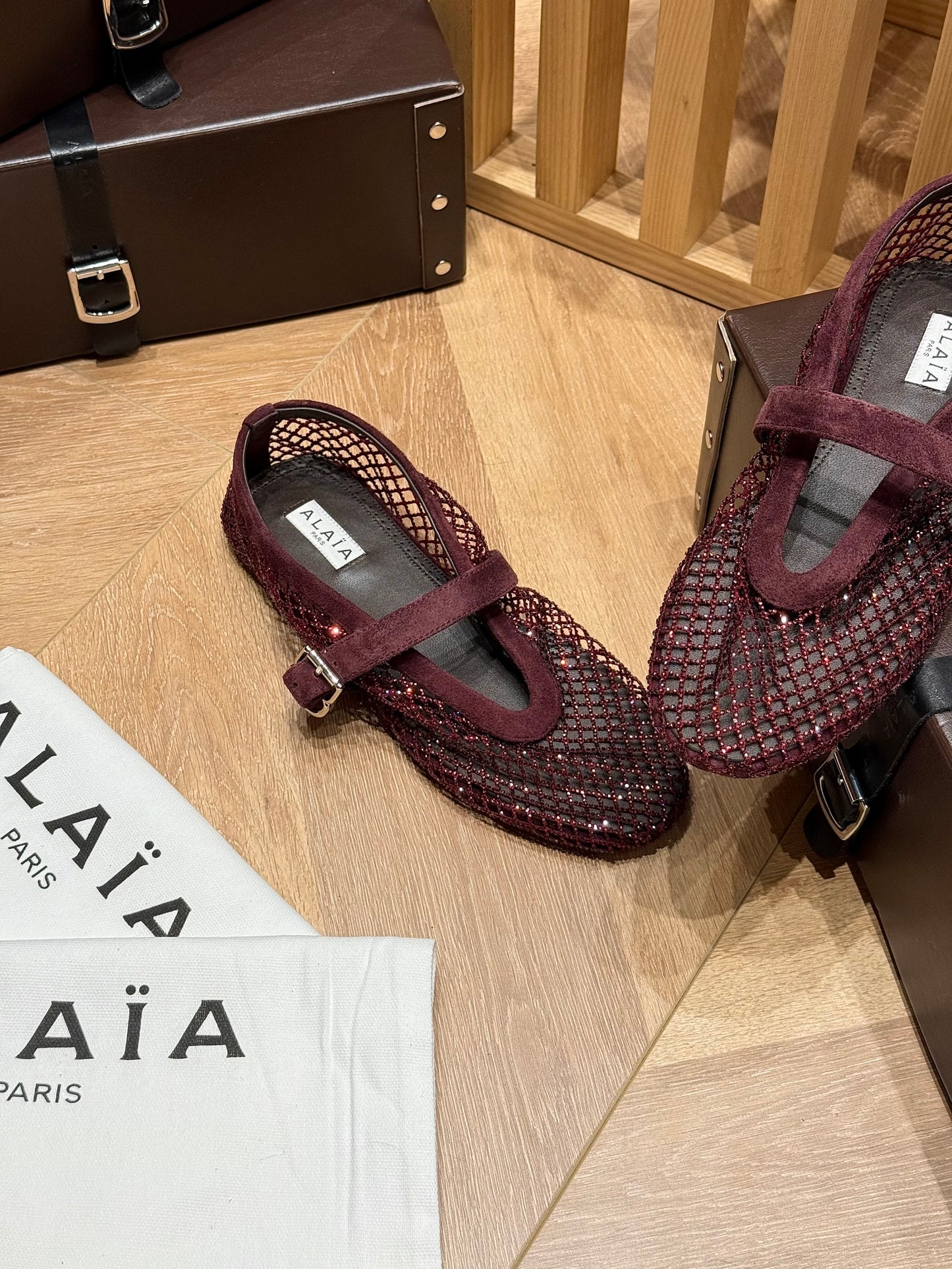 ALAIA BALLET FLATS