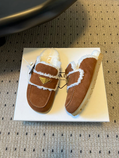 PD SHEARLING MULES