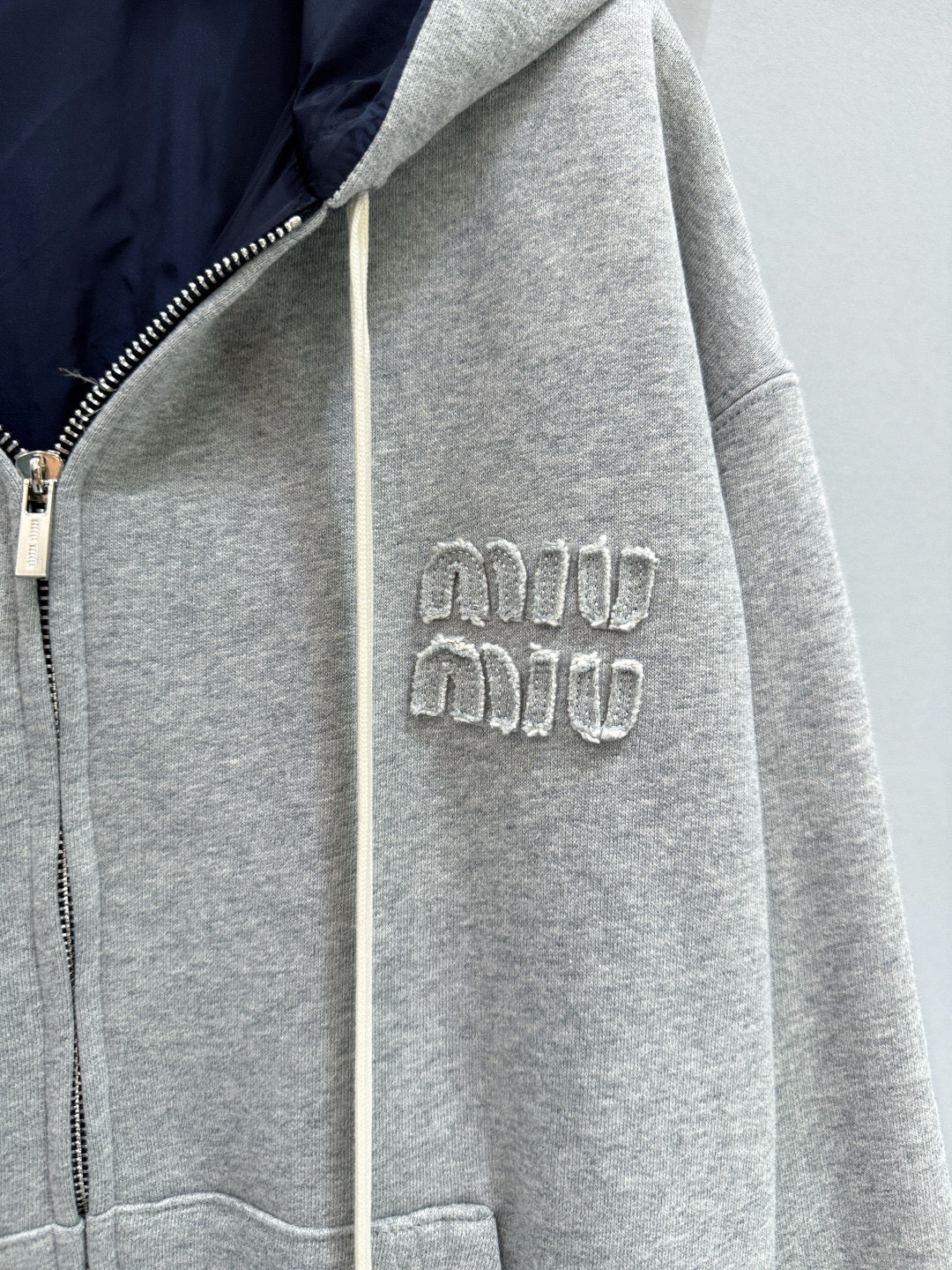 MIU M ZIP HOODIE