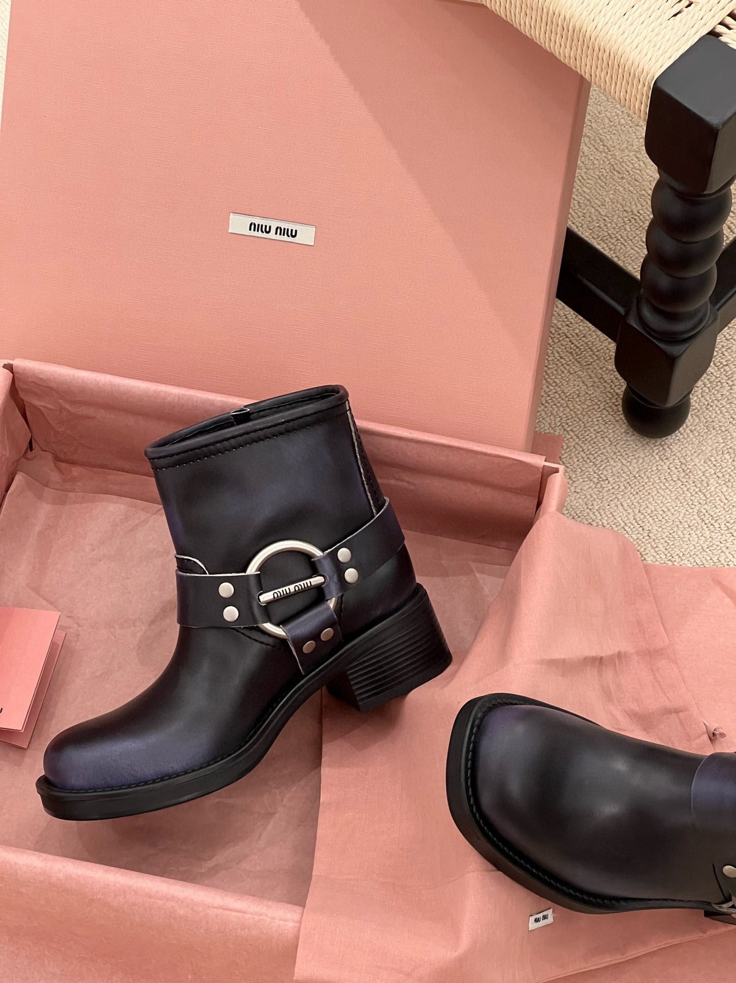 MIU M BOOTS