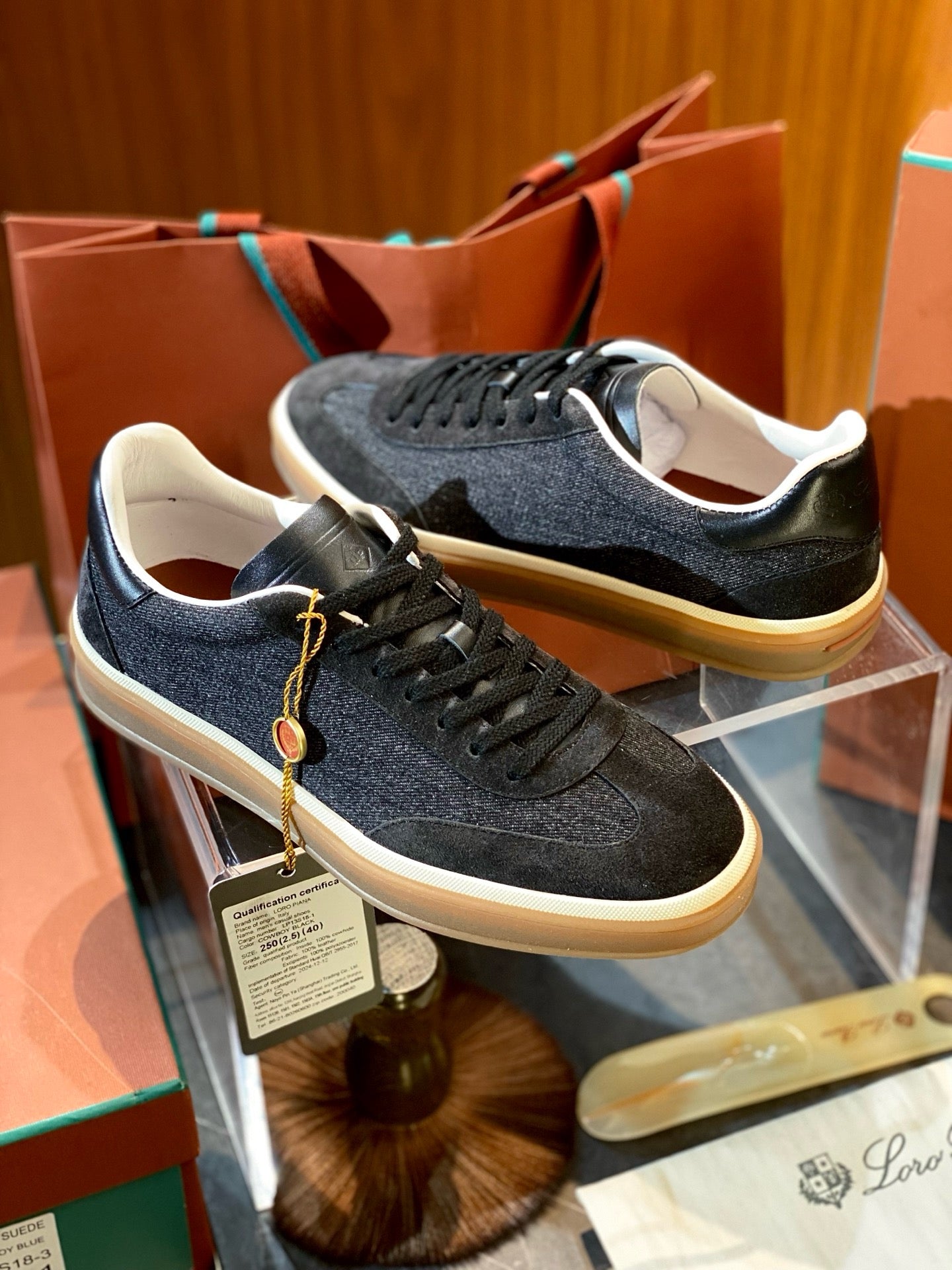 LORO P TENNIS WALK TRAINERS