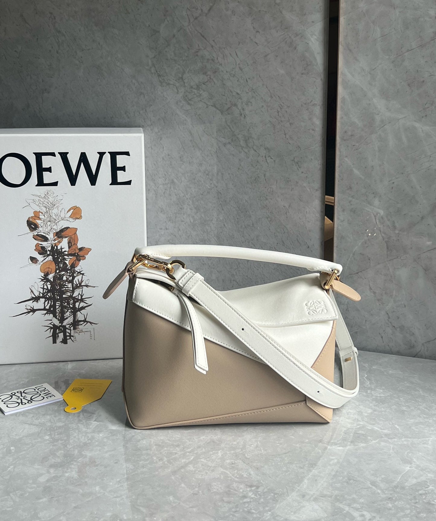 LOEW SMALL PUZZLE EDGE BAG