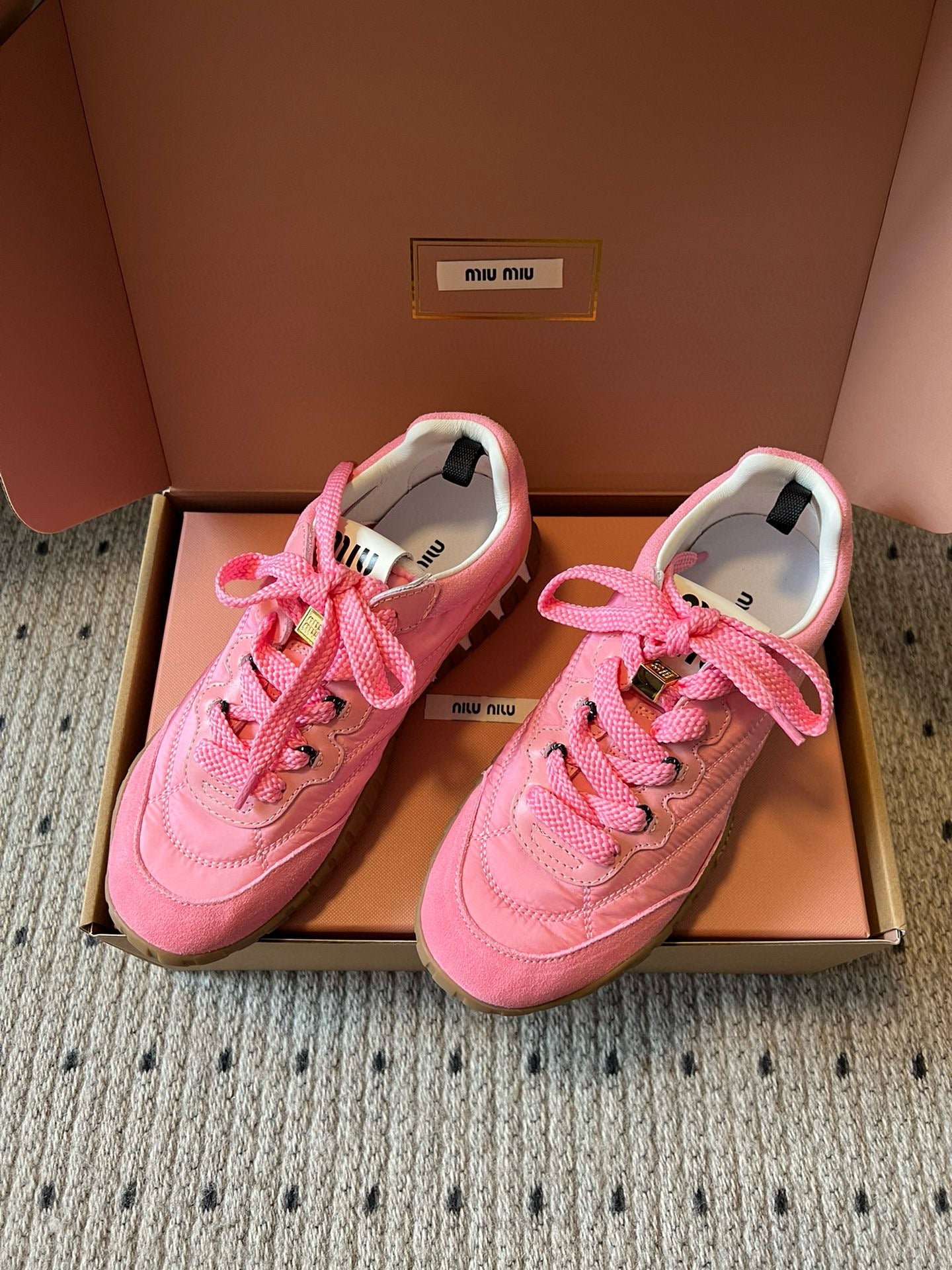 MIU M TYRE SNEAKERS