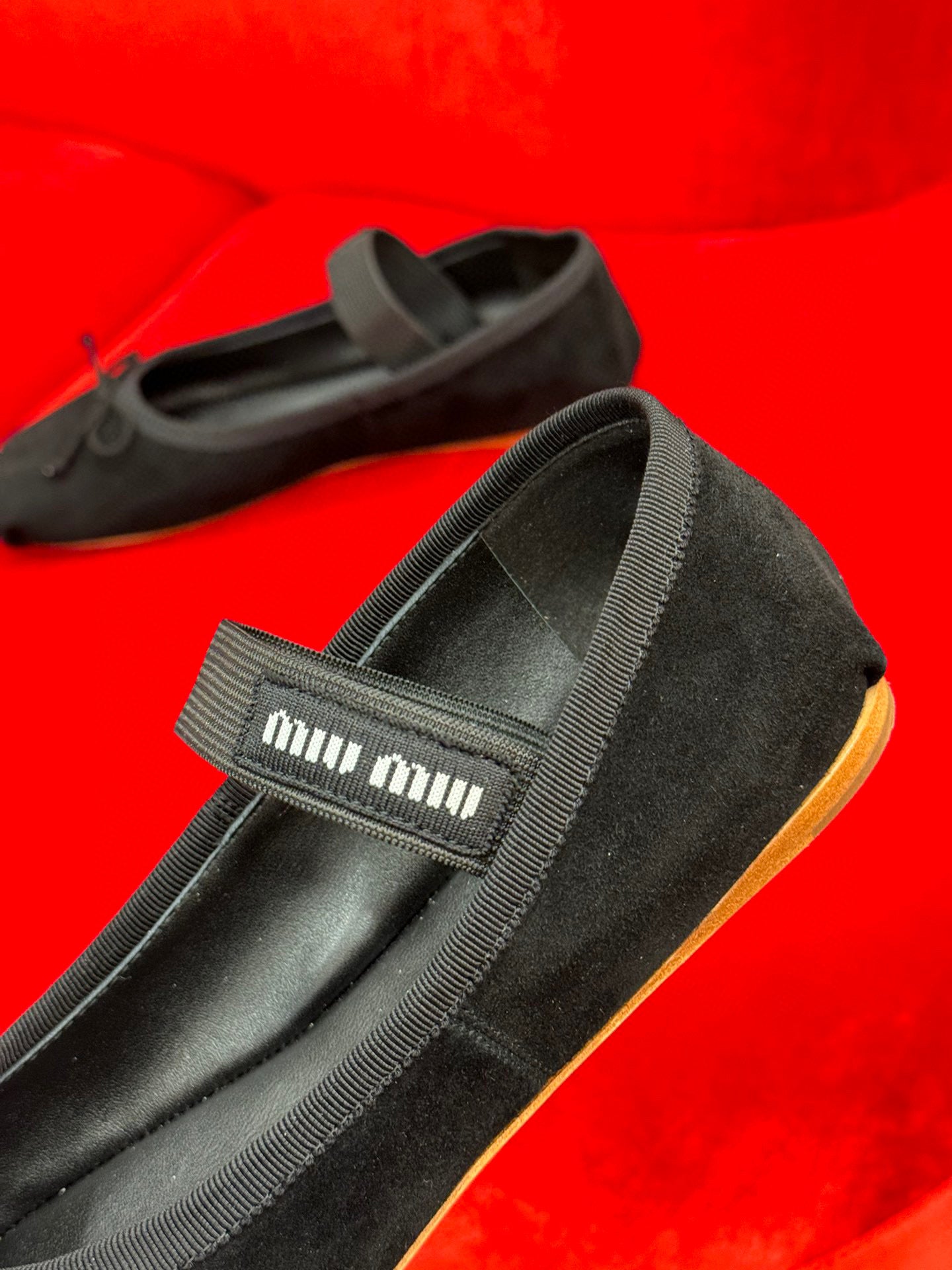 MIU M BALLERINA FLATS
