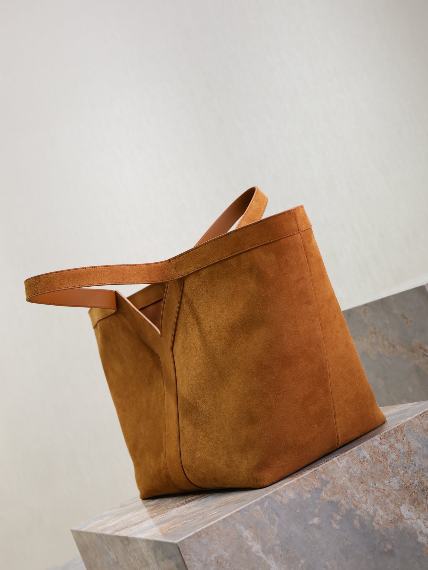 SL Y TOTE IN SUEDE BAG