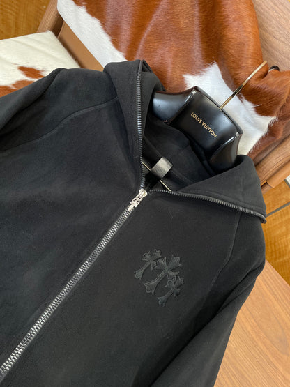 CHROME H HOODED JACKET