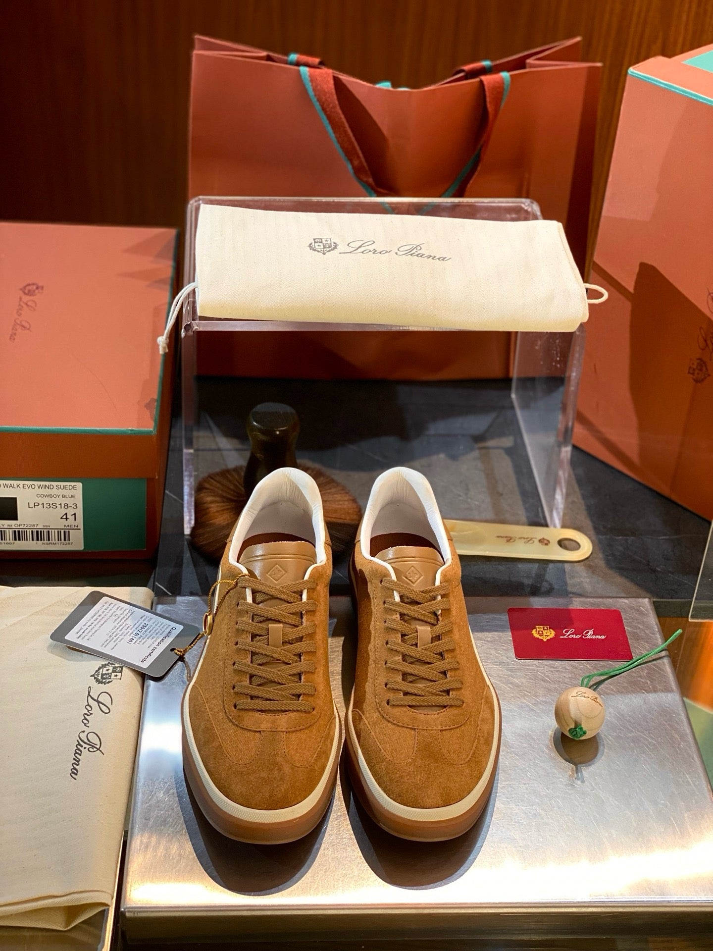 LORO P TENNIS WALK TRAINERS