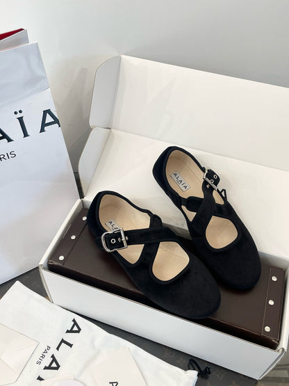 ALAIA BALLET FLATS