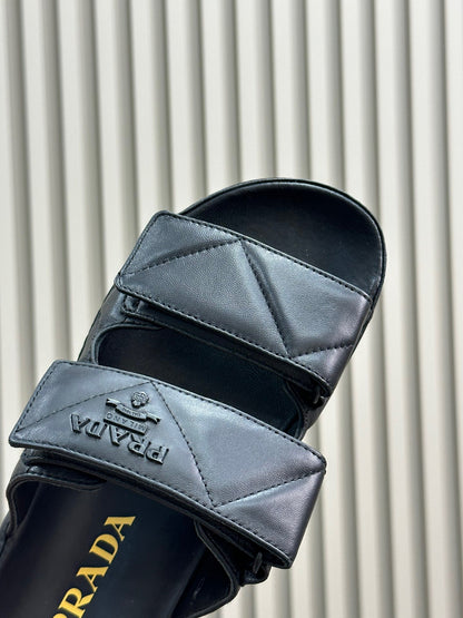 PD NAPPA LEATHER SLIDES