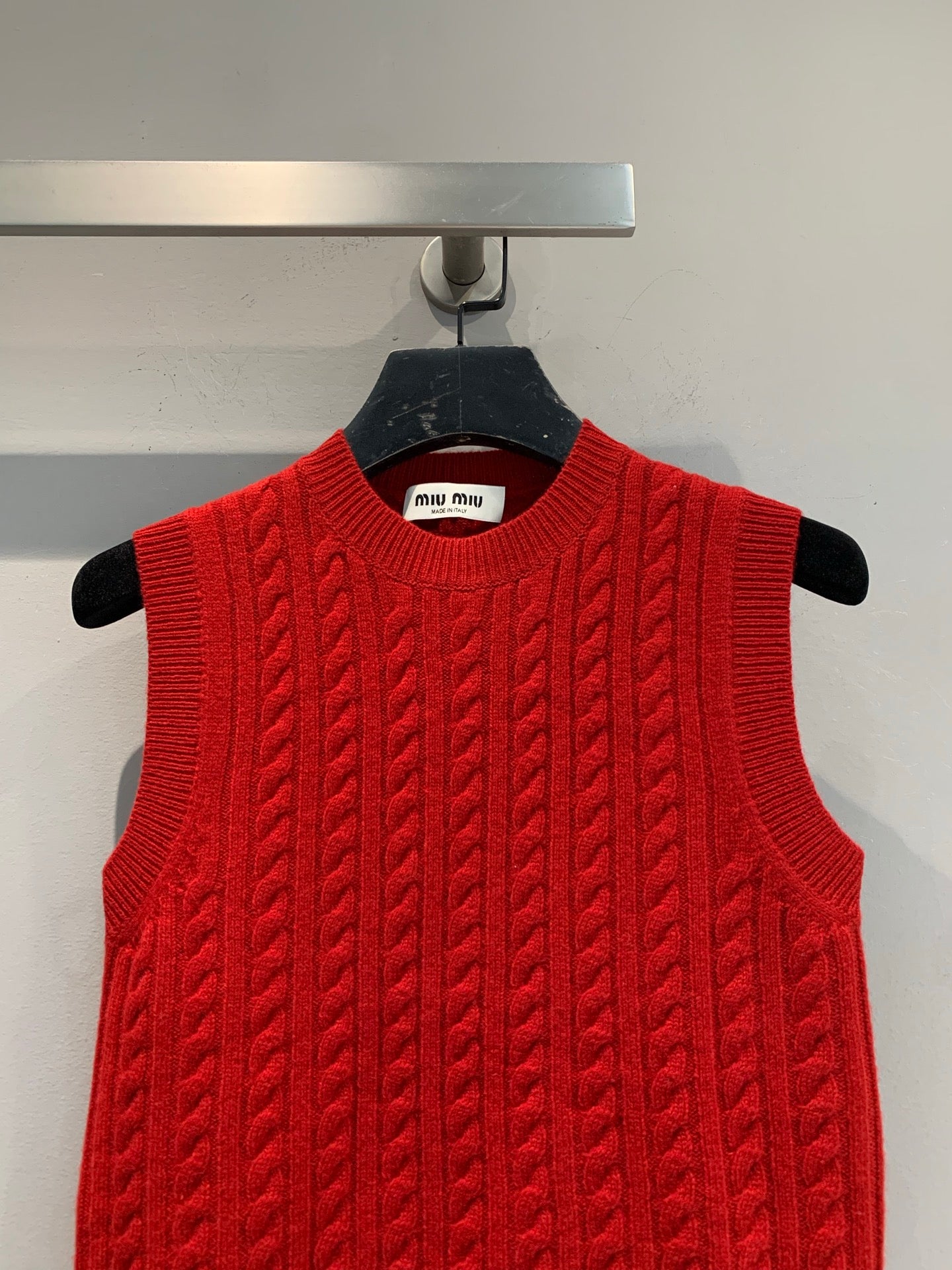 MIU M KNITTED VEST