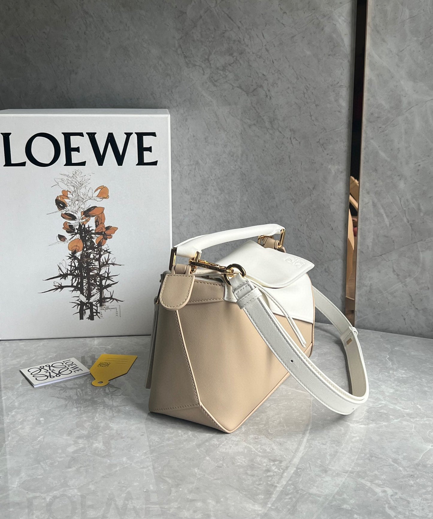 LOEW SMALL PUZZLE EDGE BAG