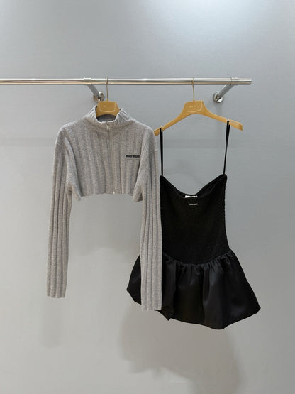 MIU M CROPPED JUMPER