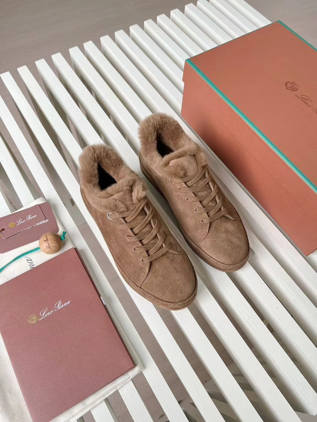 LORO P FUR NUAGES SNEAKERS