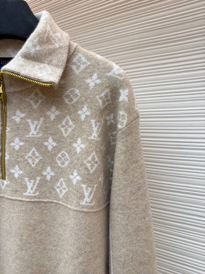 LOU HALF ZIP JUMPER
