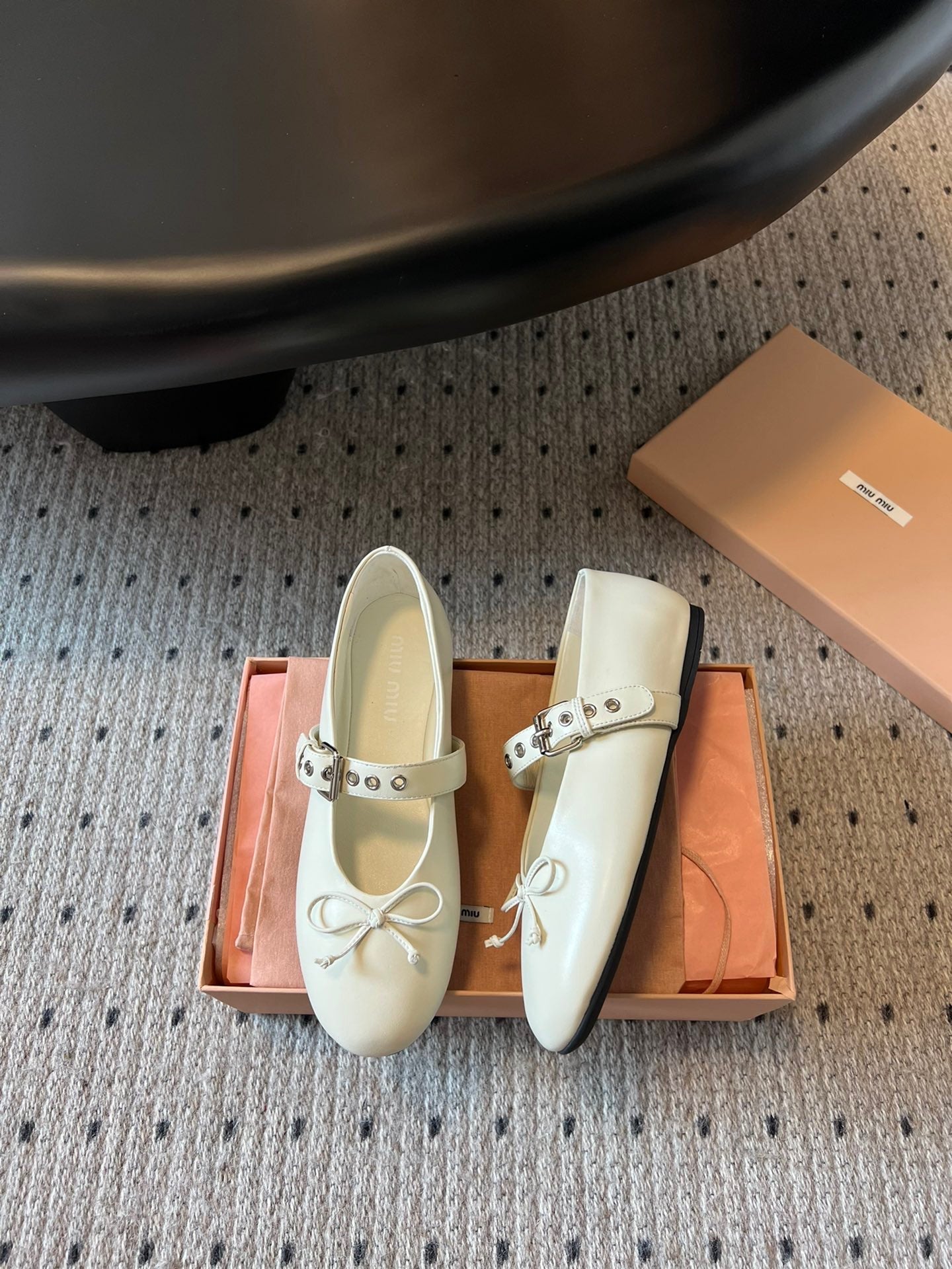 MIU M BALLERINA FLATS