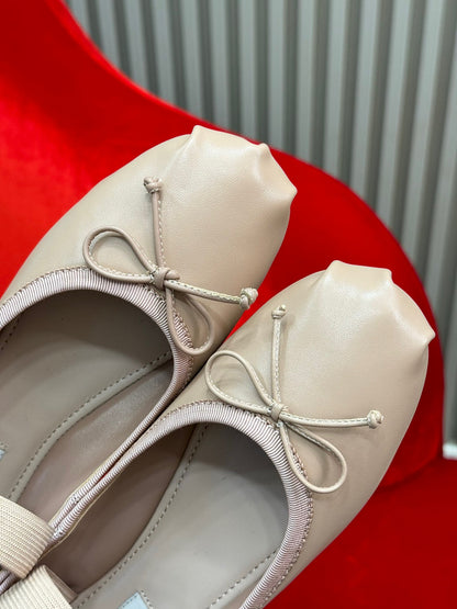 MIU M BALLERINA FLATS