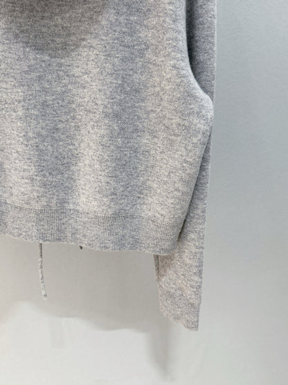 MIU M CASHMERE ZIP HOODIE