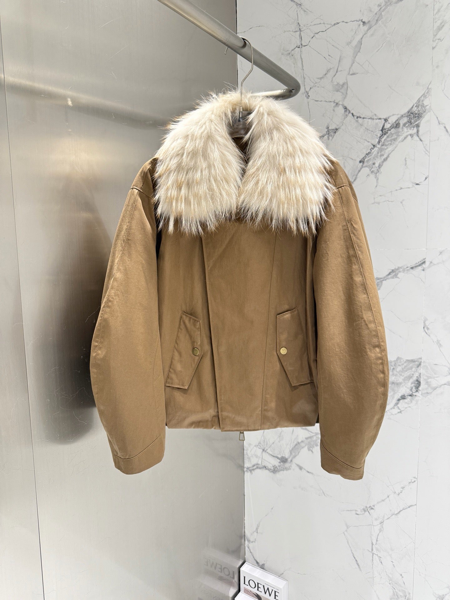 BRUNELLO C FOX FUR PARKA