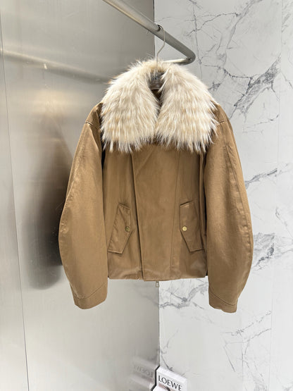 BRUNELLO C FOX FUR PARKA