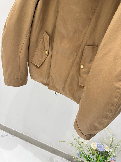 BRUNELLO C FOX FUR PARKA