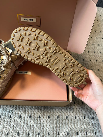 MIU M TYRE SNEAKERS