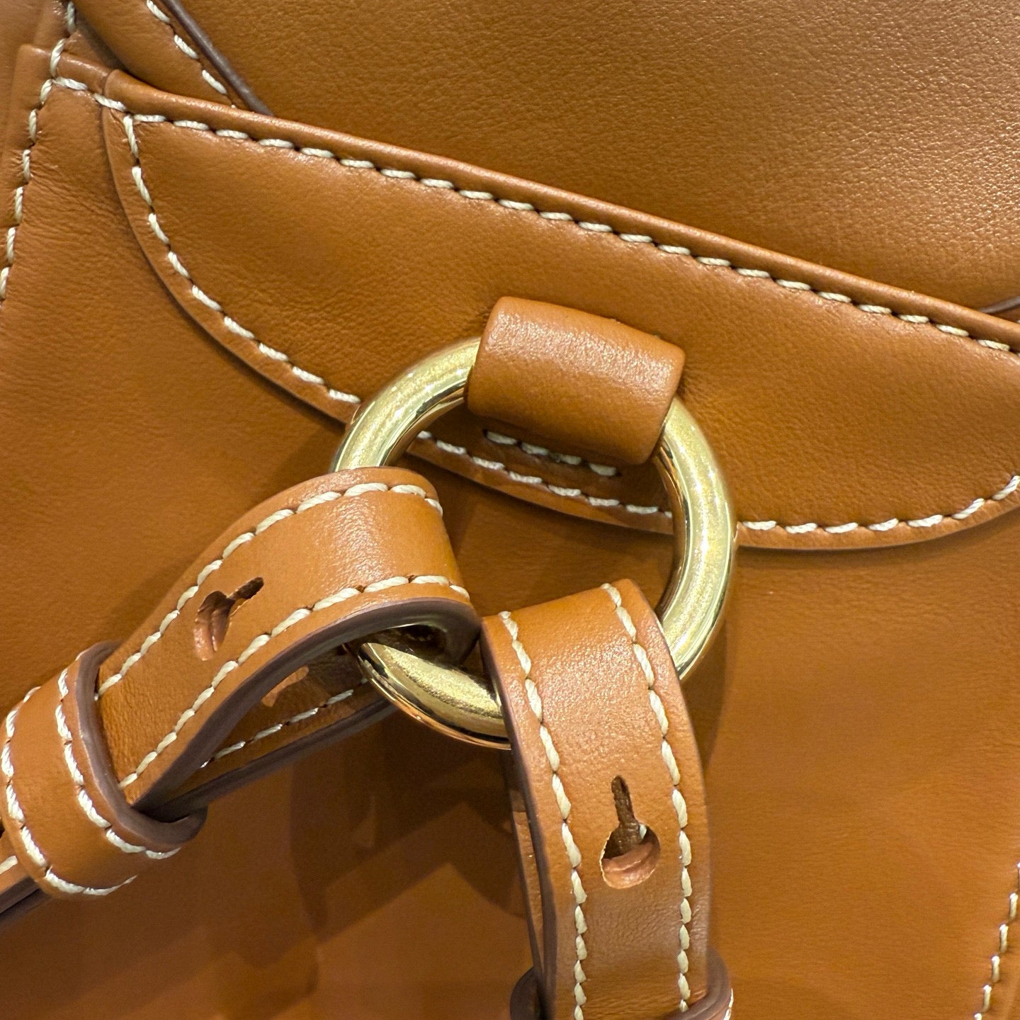 MIU M LEATHER BACKPACK