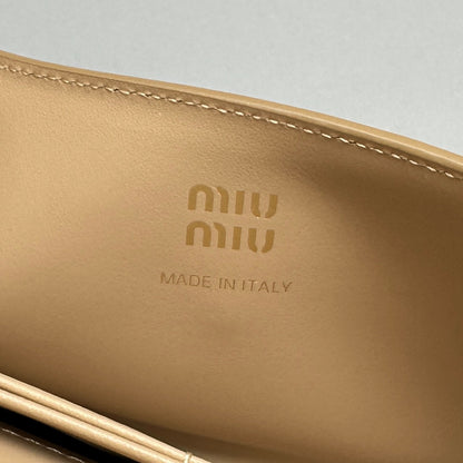 MIU M SHOULDER STRAP WALLET