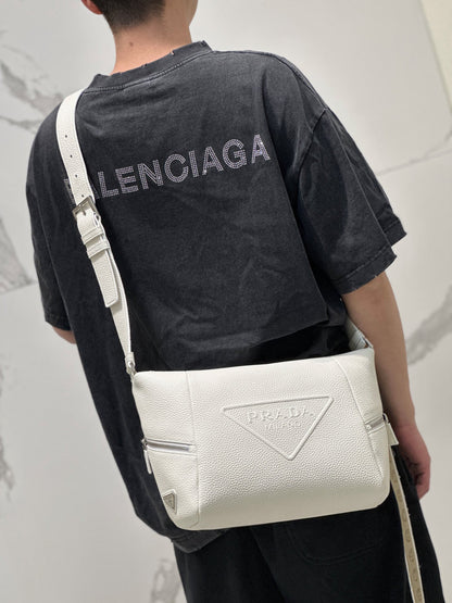 PD LEATHER BAG WITH SHOULDER STRAP