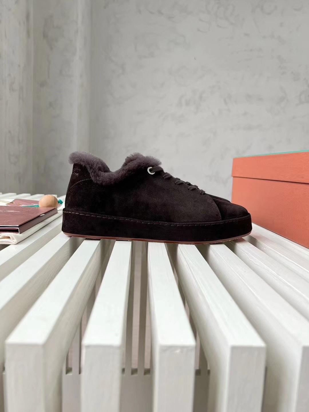 LORO P FUR NUAGES SNEAKERS