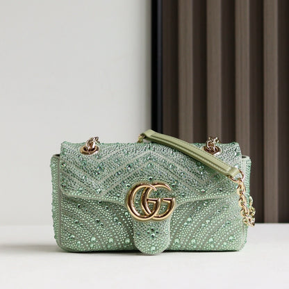 GG MARMONT CRYSTALS SMALL BAG