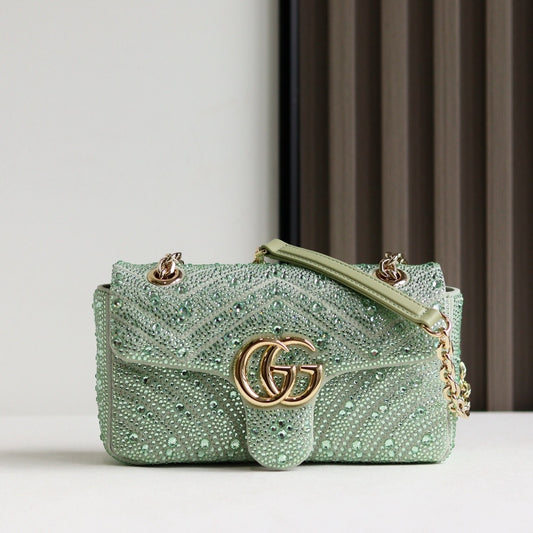 GG MARMONT CRYSTALS SMALL BAG